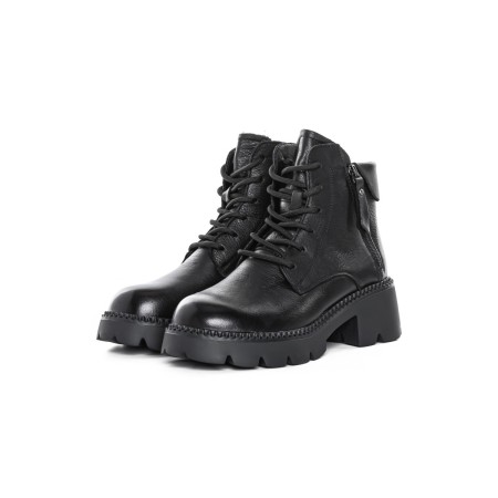 Ghete Dama din piele naturala 8099-2 BLACK | ADVANCER
