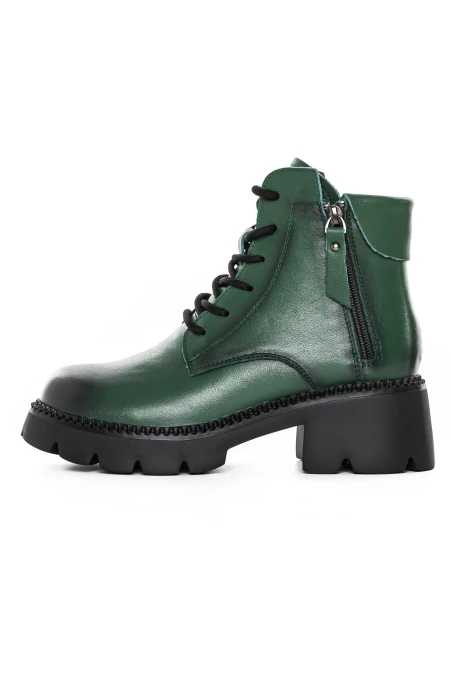 Ghete Dama din piele naturala 8099-2 GREEN | ADVANCER