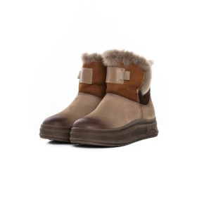 Ghete Dama din piele naturala 9981YM GREY | ADVANCER