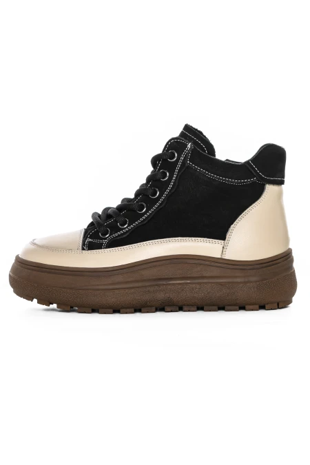 Ghete Dama din piele naturala 50278 BLACK | ADVANCER