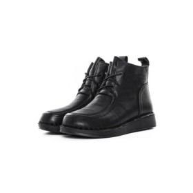 Ghete Dama din piele naturala 8750 BLACK | ADVANCER