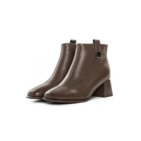 Ghete Dama din piele naturala 21299 BROWN | ADVANCER