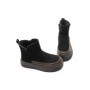 Ghete Dama din piele naturala 8911 BLACK | ADVANCER