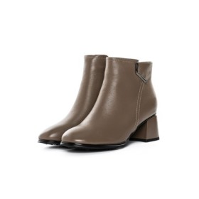 Ghete Dama din piele naturala 2239-50 KHAKI | ADVANCER