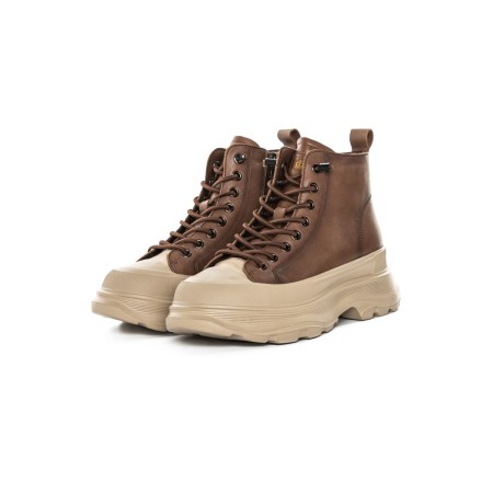 Ghete Dama din piele naturala 66081 BROWN | ADVANCER