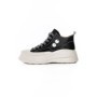 Ghete Dama din piele naturala KM3817 BLACK | ADVANCER