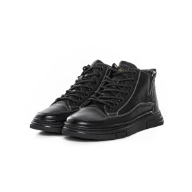 Ghete Barbati din piele naturala M999336 Negru | Advancer » Reina.Ro