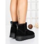 Ghete Dama din piele naturala 5W93 BLACK | PANTOFUL