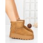 Ghete Dama din piele naturala 5W93 YELLOW | PANTOFUL