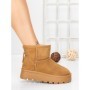 Ghete Dama din piele naturala 5W93 YELLOW | PANTOFUL
