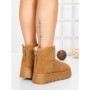 Ghete Dama din piele naturala 5W93 YELLOW | PANTOFUL
