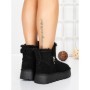 Ghete Dama din piele naturala 5W95 BLACK | PANTOFUL
