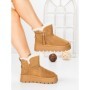 Ghete Dama din piele naturala 5W95 YELLOW | PANTOFUL