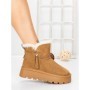 Ghete Dama din piele naturala 5W95 YELLOW | PANTOFUL