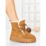 Ghete Dama din piele naturala 5W96 YELLOW | PANTOFUL
