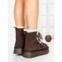 Ghete Dama din piele naturala 5W96 BROWN | PANTOFUL