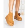 Ghete Dama cu Platforma 58WL19 YELLOW | MEI