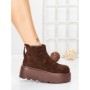 Ghete Dama cu Platforma 58WL19 BROWN | MEI