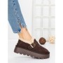 Ghete Dama din piele naturala 5W91 BROWN | PANTOFUL