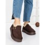 Ghete Dama din piele naturala 5W91 BROWN | PANTOFUL