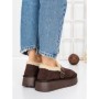 Ghete Dama din piele naturala 5W91 BROWN | PANTOFUL