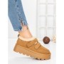 Ghete Dama din piele naturala 5W92 YELLOW | PANTOFUL
