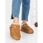 Ghete Dama din piele naturala 5W92 YELLOW | PANTOFUL