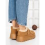 Ghete Dama din piele naturala 5W92 YELLOW | PANTOFUL