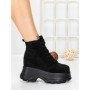 Ghete Dama cu Platforma 58WL30 BLACK | MEI