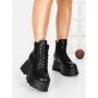 Ghete Dama cu Platforma 58WL30 BLACK | MEI
