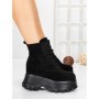 Ghete Dama cu Platforma 58WL31 BLACK | MEI