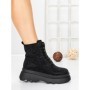 Ghete Dama cu Platforma 5WL87 BLACK | MEI