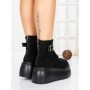 Ghete Dama cu Platforma 56WL12 BLACK | MEI