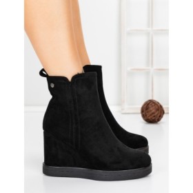 Ghete Dama cu Platforma 5AH51 BLACK | MEI