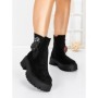 Ghete Dama cu Platforma 5AH52 BLACK | MEI