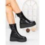 Ghete Dama cu Platforma 5AH57 BLACK | MEI
