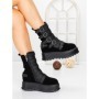 Ghete Dama cu Platforma 56WL2 BLACK | MEI