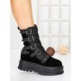 Ghete Dama cu Platforma 56WL2 BLACK | MEI
