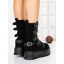 Ghete Dama cu Platforma 56WL2 BLACK | MEI