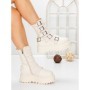 Ghete Dama cu Platforma 56WL2 BEIGE | MEI