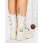 Ghete Dama cu Platforma 56WL2 BEIGE | MEI