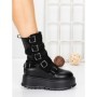 Ghete Dama cu Platforma 56WL2 BLACK | MEI