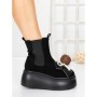 Ghete Dama cu Platforma 56WL9 BLACK | MEI
