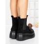 Ghete Dama cu Platforma 56WL10 BLACK | MEI
