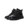 Ghete Barbati din piele naturala 5786 BLACK | ADVANCER
