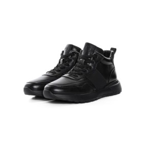Ghete Barbati din piele naturala 5786 BLACK | ADVANCER