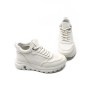 Ghete Barbati din piele naturala 6908 WHITE | ADVANCER