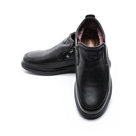 Ghete Barbati din piele naturala 565M011 BLACK | ADVANCER