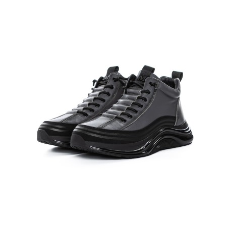 Ghete Barbati din piele naturala M668 GREY | ADVANCER