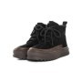 Ghete Dama din piele naturala 8910 BLACK | ADVANCER
